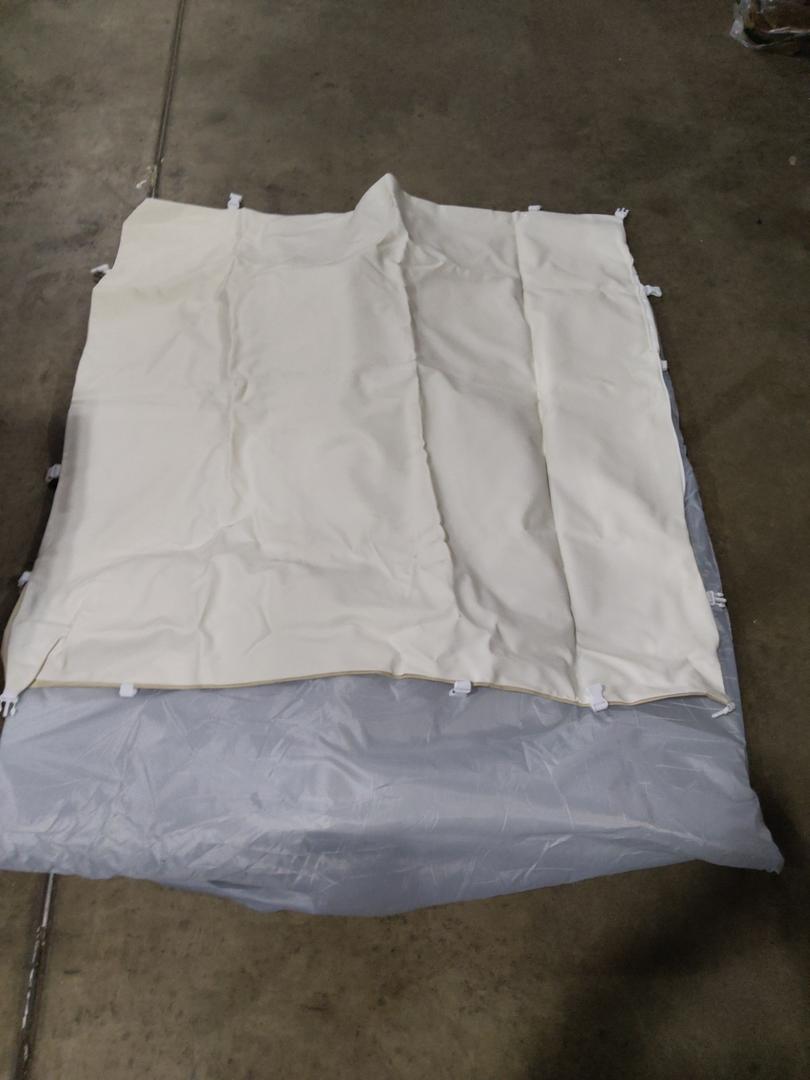 Outdoor Cushion with Cover, 40" x 40", Beige