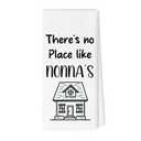 2 x WULQYING Nonna Gifts Kitchen Towels, Grandmother Gift from Granddaughter Grandson Grandchildren Grandkids, Best Grandma Gift Hand Towels, Grandmother Mothers Day Dish Tea Towel, 16x24 Inch