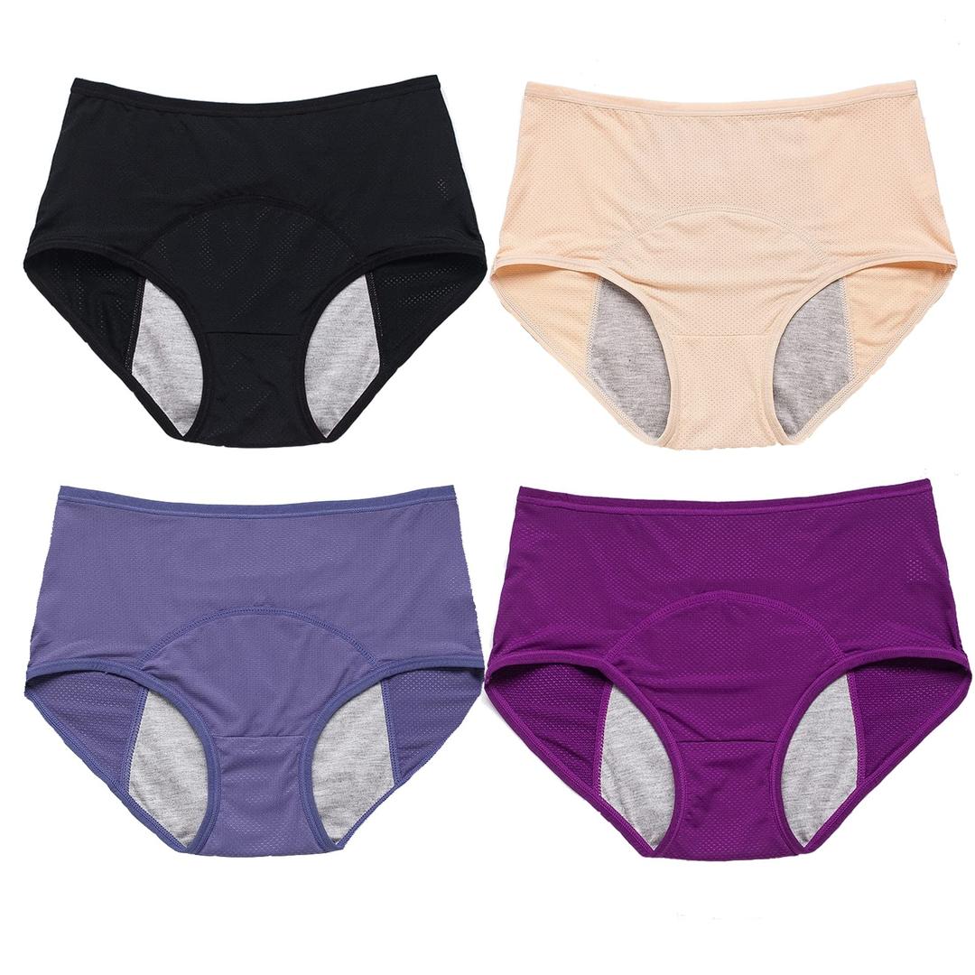 Panties For Women Leakproof Ladies Underwear M 6 Pieces