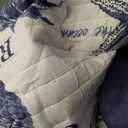 Great Bay Home Coastal Cotton Quilt Set - 3-Piece Full/Queen Size Nautical Bedding Set - Lightweight, All-Season, Reversible Bedspread (Seacoast Memories)
