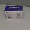 6 Outlet Extender Surge Protector Wall Mount Adapter with Dual 2.4A USB Charging Ports, Oviitech Multi Plug Outlets,6 AC Socket Outlet Splitter,900 Joules Surge Suppression, White, ETL Certified2 Pack