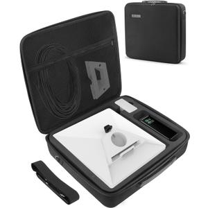 Travel Case for Starlink - Professional EVA Lining Mold - Storage for Mini, Bracket, Pipe Adapter, Cable, Power Supply, Accessories