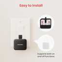 Switchbot Smart Switch Button Pusher (Bluetooth) Fingerbot for Rocker Switch/One-Way Buttons, App Timer Control, No Wiring, Optional Hub Required for Voice/Remote, Black