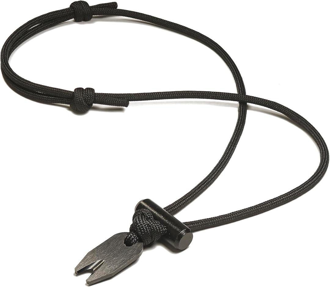 Cerafang Fire Starter Necklace Fishing Line Cutter Ceramic Pendant