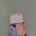 XEEWEN 2 Pack Kids Hair Ties Holder for Airtag, Cute Flower Hidden Hair Elastic Band GPS Tracker Case for Girls (Pink Purple, Thick Hair)