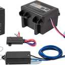 CURT 52040 Soft-Trac 1 Trailer Breakaway Switch Kit System with Battery and Charger , black