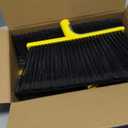 4 Packs Outdoor Broom for Floor Cleaning with 58" Long Handle, Heavy-Duty Commercial Brooms for Sweeping Indoor Outdoor Courtyard Restaurant Garage Patio Decks Mall Market Kitchen Office Lobby Shop