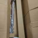 Ivilon Tension Curtain Rod - Spring Tension Rod for Windows or Shower, 24 to 36 Inch. Satin Nickel