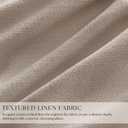 70 Inch Extra Wide Blackout Curtain 90 Inches Long for Living Room Pinch Pleated Thick Linen Thermal Insulated Drapes Back Tab Burlywood Birch 100% Black Out Curtain for Bedroom Large Window 1 Panel