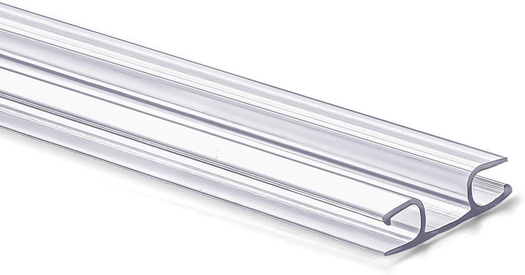 1 Pack Living Hinge for Golf Cart Windshield Piano Drum Shield Cuttable Clear PVC Living Hinge(48 Inch)