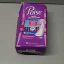 Poise Ultra Thin Incontinence & Postpartum Pads for Bladder Leaks, 7 Drop Ultra Absorbency, Long Length, 22 Count 