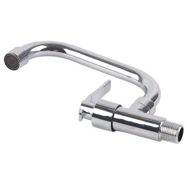 Wall Mounted Water Faucet, G1/2in Single Handle Wall Mounted Sink Faucet for Kitchen,Outdoor, Garden and Bar(Type B 20cm)