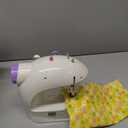 Magicfly Mini Sewing Machine with Extension Table, Dual Speed Portable Sewing Machine for Beginners with Light, Sewing Kit for Household Use, White