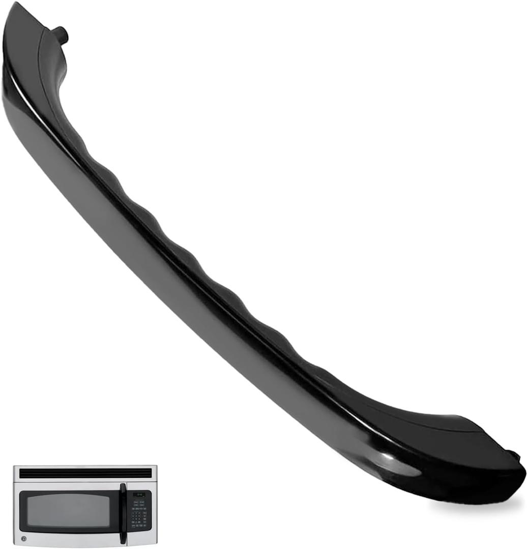 Wb15X10020 Replacement Microwave Door Handle Kit for GE Spacemaker XL JVM1339BW, JVM1350BW, JVM1330BW, Black