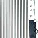Heavy Duty Sun Shade Poles, Shade Sail Poles, Screw in Poles for Sun Shades Outdoor, 9 Ft Sun Shade Pole Kit for Ground Soil Backyard Suitable for Tarp, Awning, Canopy, 2 Packs, Large