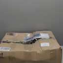 23.2 inch Tall Elegant and Chic Black 5 Arm Pendant Crystal Candlestick Holder Table Decoration tealight Candle Holder, Candelabra for Gorgeous Wedding/Parties Table Centerpiece (2, Black)