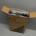 Bumusty 5-Tier Expandable Shoe Rack for Closet, 18-33 Adjustable Shoe Rack for Small Space, Small Shoe Organizer for Front Door, Sturdy Metal (Black)