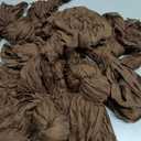 6 Pack Brown Cheesecloth Table Runner 10Ft Gauze Cheese Cloth Table Runner 35x120 Inch Boho Sheer Rustic Fabric for Party Decor Baby Shower Wedding Holiday Decorations
