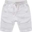 Ding-Dong Baby Toddler Kid Boy Summer Solid Cotton Shorts, 2T