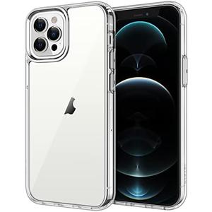 JETech Case for iPhone 12 Pro Max 6.7-Inch, Non-Yellowing Shockproof Phone Bumper Cover, Anti-Scratch Clear Back (Clear)