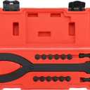 Variable Pin Spanner Wrench | 15PCS Adjustable Cylinder Spanner Wrench Set,1/2" Drive Ratchet Fan Clutch Pully Holder Wrench Tool Kit for Cars, Motorcycles
