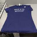 Where Is The Bathroom? - Fun Shirt T-Shirt (Blue, M)