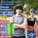 2-Pack Sleep Headphones Headband with Adjustable Hook and Loop, Bluetooth Headband Headphones for Sleeping Workout Running Yoga Gift