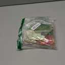 24Pcs Christmas Paper Honeycomb Ornaments for Tree, 3D Glitter Edge Paper Honeycomb Lanterns Foldable Neutral Hanging Decorations for Xmas Tree New Year Holiday Party Home Decor, Red Green Beige (Colorful)