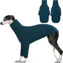 DENTRUN Italian Greyhounds Dog Sweater, Greyhounds Turtleneck Knit Sweatshirt Lightweight Clothes for Cold Weather, Warm Pajamas for Whippets, Winter Long Sleeve Dog Sweater Shirt for Small Dog