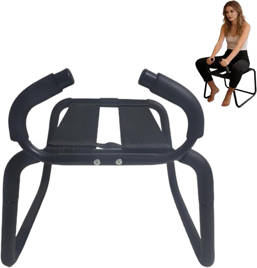 Yoga Chair for Adult Couples, Enhance Posture Yoga Lounge Chair Supports Up to 400lbs, Ideal for Living Room, Bedroom, Bathroom