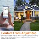 Amazon Basics Smart A19 LED Light Bulb, Color Changing, 9W (60W Equivalent), 800LM, Works with Alexa Only, WiFi 2.4 GHz, No Hub Required, Mood Lighting, Energy Efficient, 1-Pack