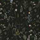 Dimoon 236"x16.1" Floral Peel and Stick Wallpaper Black Contact Paper Thicken Wallpaper Delicate Flower Waterproof Green Leaf White Self Adhesive Removable Wall Paper Shelf Liner Decal Vinyl Roll