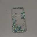 Compatible with iPhone 17 Pro Case, Clear Floral Flower Green Tree Leaves Shockproof Protective Bumper Hard Back Slim Cute Clear Phone Cover for Women Girls 2025 6.3" (Leaves 17Pro)