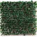 ShadeMart Expandable Privacy Fence Greenery Screen for Balcony Patio Decks Outdoor, Decorative Faux Ivy Fencing Panel Artificial Hedge for Garden Home Wall Backdrop, Single Sided Leaves (1 Pack)