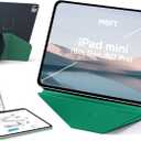 MOFT Dynamic Folio Tablet Stand for Desk Compatible with iPad mini A17 Pro 2024 & iPad mini 6th A15 2021, Slim Magnetic Tablet Holder Case with 20+ Viewing Angles, Navy Blue x Oz Green
