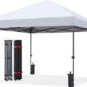 ABCCANOPY Durable Easy Pop up Canopy Tent 10x10, White