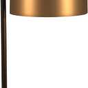 Cadmus 20.5" Tall Table Lamp with Metal Shade in Blackened Bronze/Brass/Brass