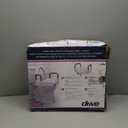 Drive Medical RTL12027RA 2-in-1 Raised Toilet Seat with Removable Padded Arms, Standard Seat