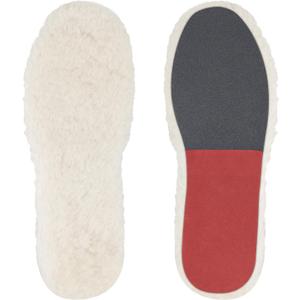 Sheepskin Insoles for UGG Men Slipper Replacement Inserts(Size:Men10-EU43) (Red-1pair)