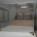 40X30 Inch Silver Metal Framed Bathroom Mirror for Wall,HD Tempered Glass