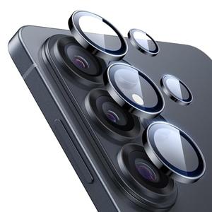 ESR for Samsung Galaxy S26 Ultra Camera Lens Protector, Individual Lens Protectors, Ultra-Thin Tempered Glass with Aluminum Edging, Case Friendly, 1 Set, Black