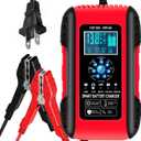 E-FAST Battery Charger 10-Amp 12/ 24V LiFePO4 Lead Acid Fully Automatic Battery Maintainer, Car Battery Trickle Charger Automotive w/ Repair, Winter Mode, for AGM, STD, Gel, Deep Cycle Batteries