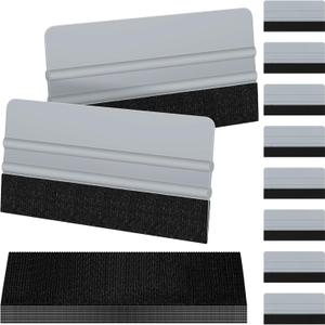 10 Pack Vinyl Wrap Squeegee Tool 6 Inch Felt Edge Squeegee