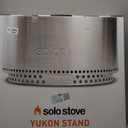 Solo Stove Yukon Stand - Durable 304 Stainless Steel, Heat-Resistant, Portable Elevated Fire Pit Accessory for Safe Use on Decks and Camping - Ideal for Smokeless Fire Pits and Outdoor Fireplaces (Yukon - Size: 27")