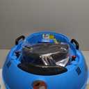 12V Electric Ride on Bumper Car for Toddlers, Kids Bumper Car with Remote Control, LED Lights & 360 Degree Spin, Indoor and Outdoor for 18+ Months Kids (Blue)