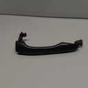 Exterior Door Handle Black Front with Finish Cap Fits Kia Optima 2011 2015 (Front Passenger Side)