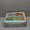 CUTE STONE Kids Pretend Play Sink with Running Water, Toddler Sink Toy with Upgraded Electric Faucet, Play Kitchen Accessories, Cooking Stove, Vegetable Garden Toys, STEM Learning Gift for Ages 3+ (Yellow)