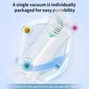 Replacement Toothbrush Heads for AquaSonic Electric Toothbrush, Compatible AquaSonic Black Series/Vibe Series/Duo Series Pro Electric Toothbrush, 10 Pack