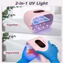 akisey UV Light for Resin - Two-Sided, 36W, Adjustable Time Setting(2m, 3m, 5m), Fast Curing UV Lamp for Molds DIY Craft Decor Jewelry Making