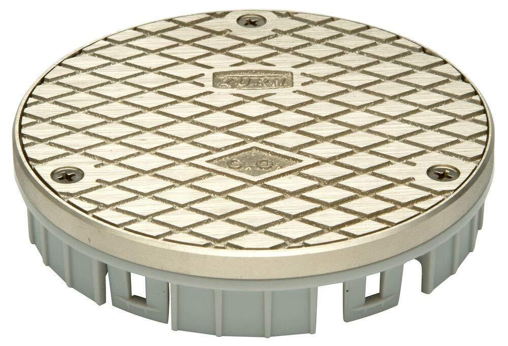Zurn LC-CR06NI Round 6" Nickel Bronze Cleanout Head Assembly